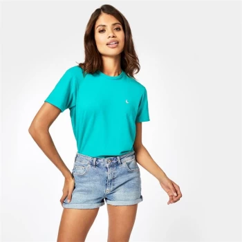 Image of Jack Wills Endmoor Boyfriend T-Shirt - Light Teal