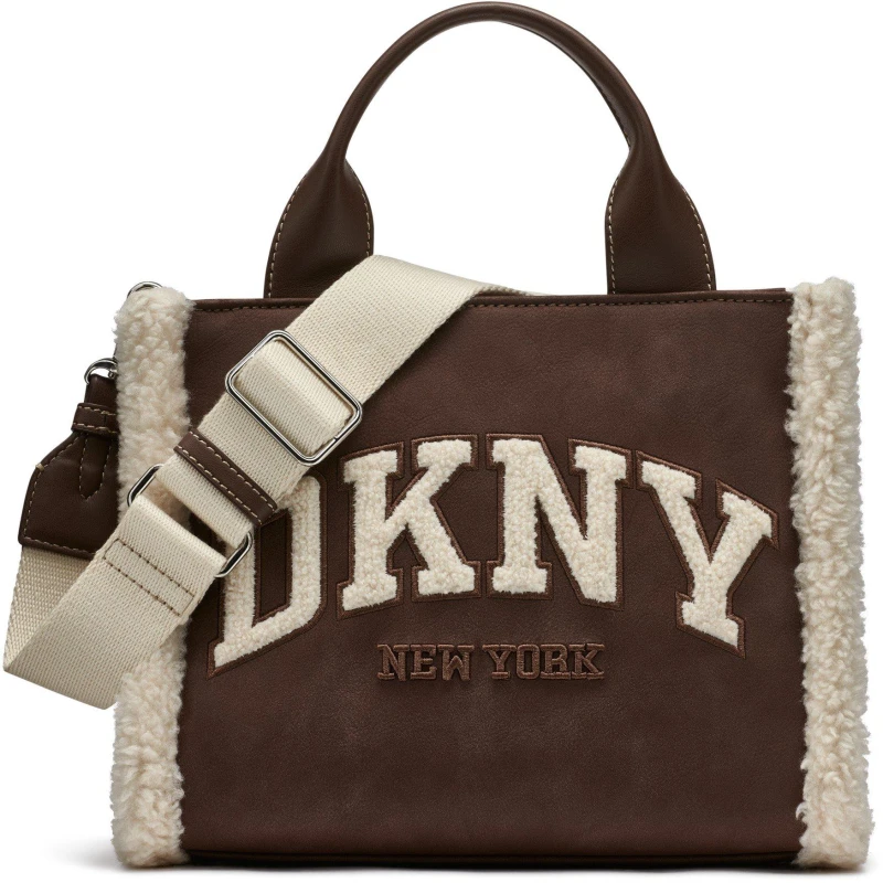 Image of DKNY Womens Hadlee Tote Bag Suede female One Size