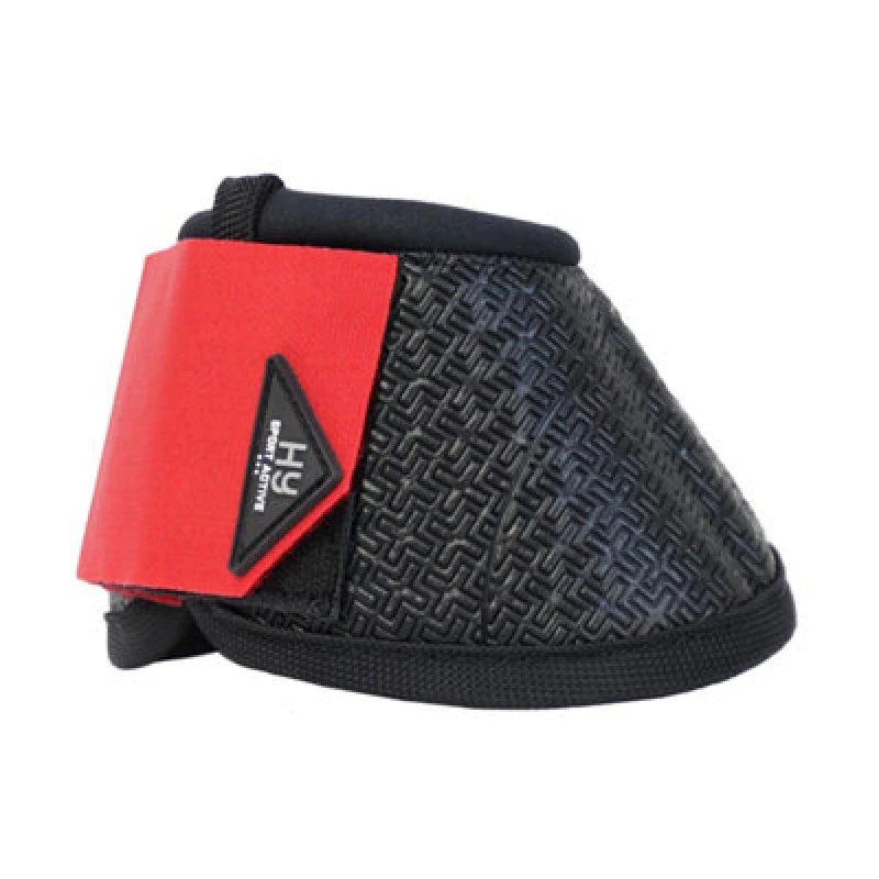 Image of Hy Sport Active Horse Overreach Boots Rosette Red (M)