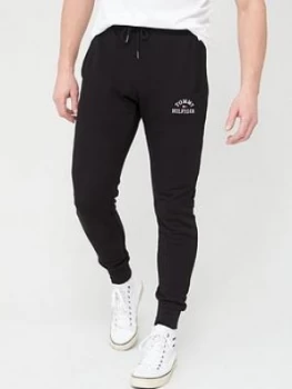 Image of Tommy Hilfiger Basic Embroidered Sweatpants - Black