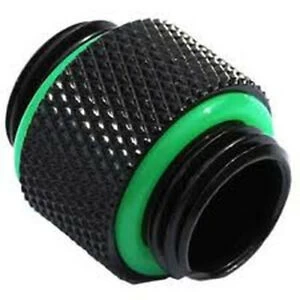 Image of Bitspower G1/4" Matte Black Male to Male Rotary Adapter