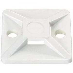 Image of Cable mount Self adhesive Screw fixing 4x thread halogen free UV proof we