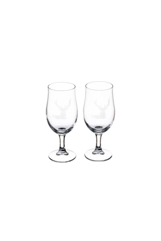 Image of Selbrae House 2 Craft Beer Glasses - Stag Clear unisex