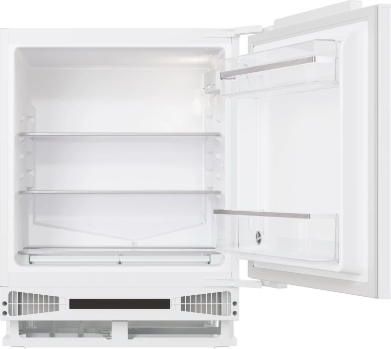 Image of Hoover HOMLSE68EWKP Integrated Under Counter 82cm Fridge - Fixed Door Hinge Kit - White - E Rated, White