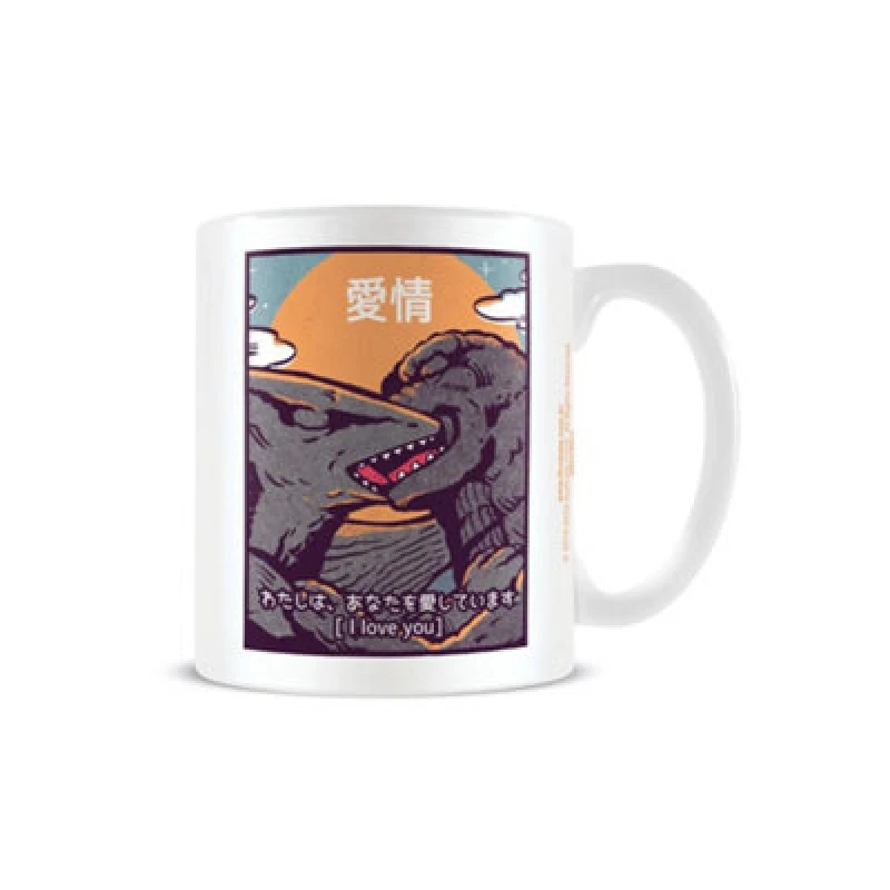 Image of Ilustrata Ilustrata Kaiju Kiss Mug in White White One Size Unisex 5063377431766