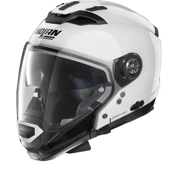 Image of Nolan N70-2 GT Classic 5 Metal White ECE 22.06 Multi Helmet Size S