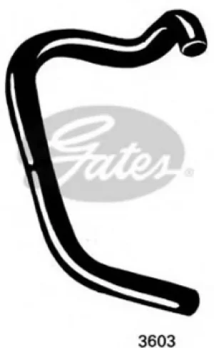 Image of Curved Radiator Hose 425mm X 31 Gates 3603