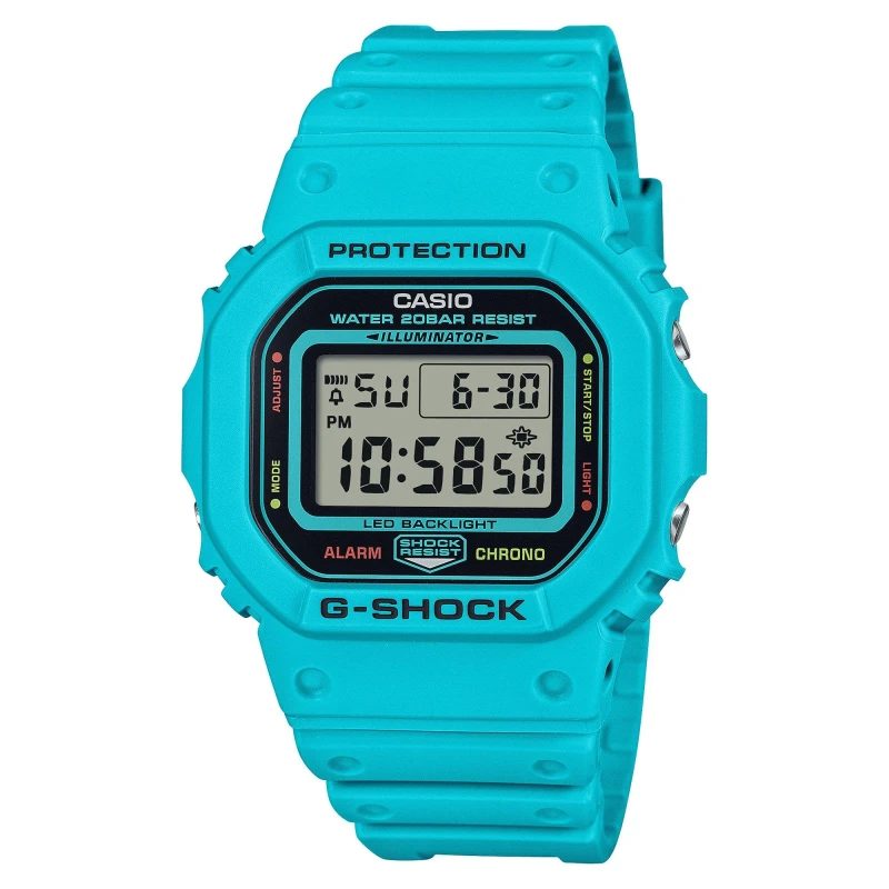 Image of Casio Casio G-SHOCK Blue Strap Digital Watch