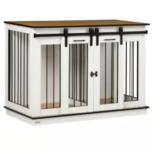 Image of PawHut Dog Crate Furniture for Large Dogs, Double Dog Cage for Small Dogs