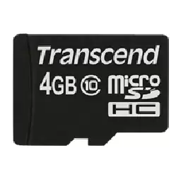 Image of Transcend microSDXC/SDHC Class 10 4GB