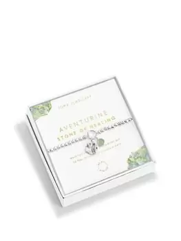 Image of Joma Jewellery SPIRIT STONES AVENTURINE BRACELET, Silver, Women