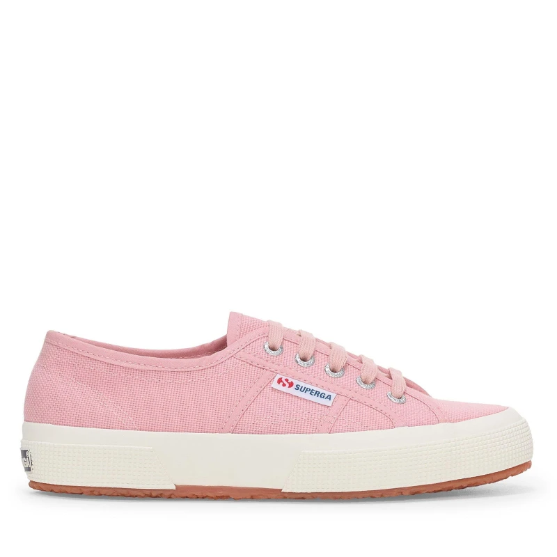 Image of Superga Womens Canvas Low Trainers Pink Lilac female 5 (38)