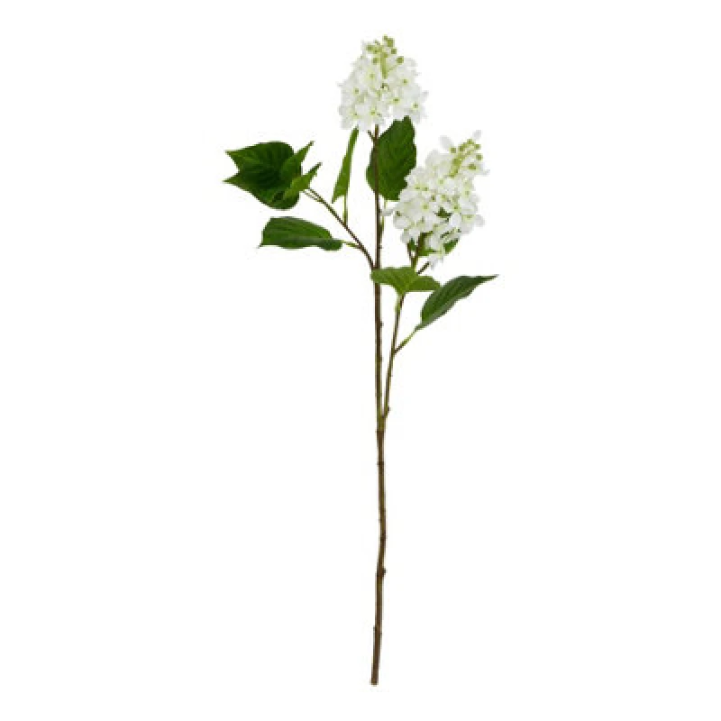 Image of Love Lace White Lilac Stem Artificial Flower White