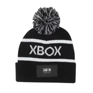 Image of Xbox Boys Game On Pom Pom Beanie (One Size) (Black/White)