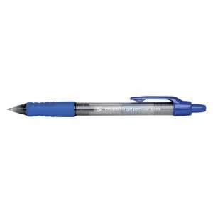 Image of 5 Star Office Gel Rollerball Retractable 0.7mm Tip 0.4mm Line Blue Pack of 12