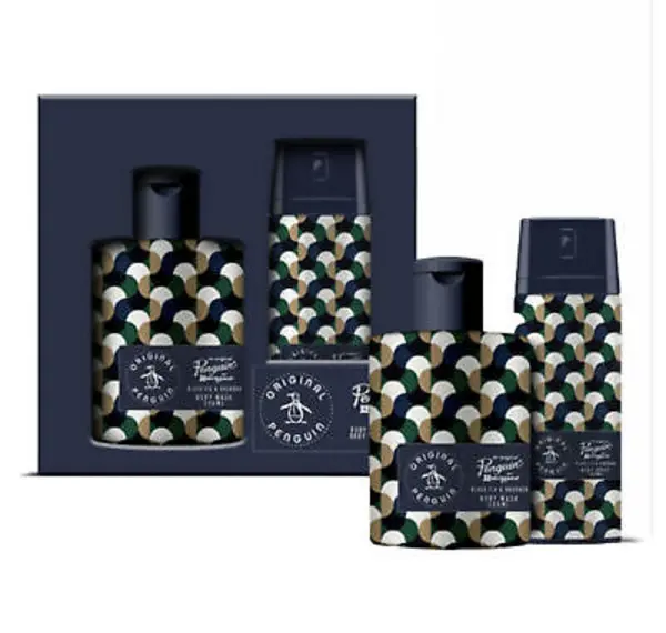 Image of Original Penguin Penguin Toiletries Duo Set Mens - Sham Con BW 250