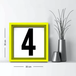 Image of 3030AHS-0107s Multicolor Decorative Framed MDF Painting