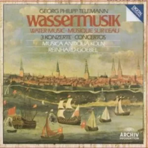 Image of Water Music by Georg Philipp Telemann CD Album