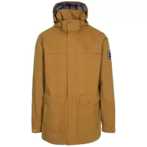 Image of Trespass Mens Rowland Waterproof Jacket (XXS) (Golden Brown)