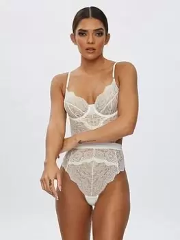 Image of Ann Summers Bodywear Hold Me Tight Body - White, Size S, Women