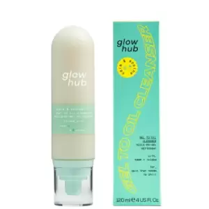 Image of Glow Hub Calm and Soothe Gel to Oil Cleanser 120ml