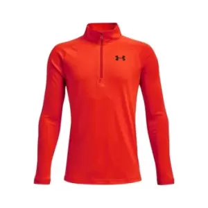 Image of Under Armour Tech 2.0 Half Zip Top Junior Boys - Orange