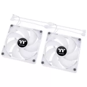 Image of Thermaltake CL-F153-PL12SW-A PC fan White, Transparent, RGB (W x H x D) 120 x 120 x 25 mm