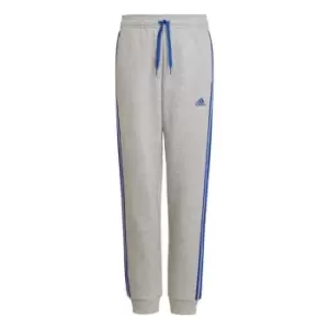 Image of adidas Essentials 3-Stripes Joggers Kids - Medium Grey Heather / Royal Bl