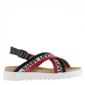 Image of Levis Persia Sport Sandals - Navy Blue