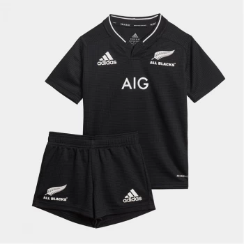 Image of adidas Zealand All Blacks Mini Rugby Kit Boys - Black