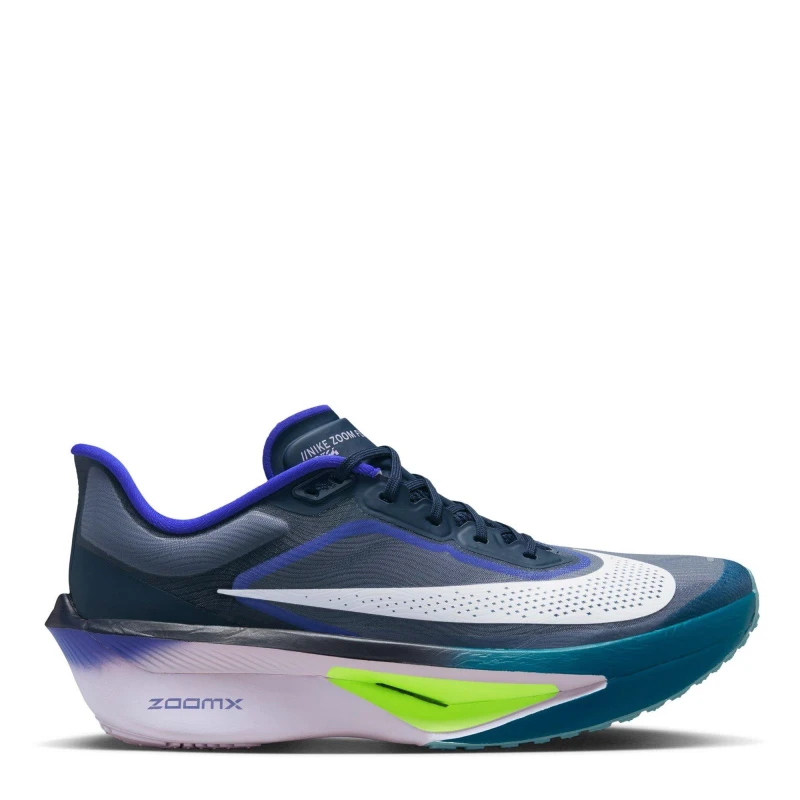 Image of Nike Zoom Fly 6 Road Running Shoes Mens Obsidian/White male 7 (41)