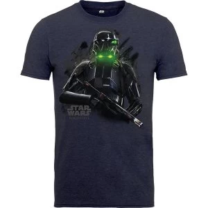 Image of Star Wars - Rogue One Trooper Smoke Kids 7 - 8 Years T-Shirt - Blue