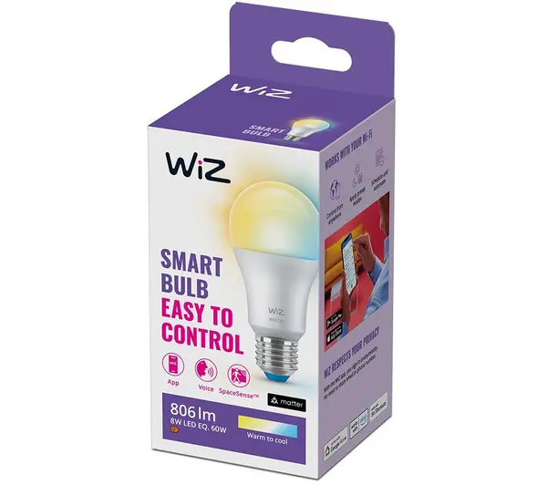 Image of WIZ CONNECTED A60 Tunable White Smart Light Bulb - E27 8718699787035