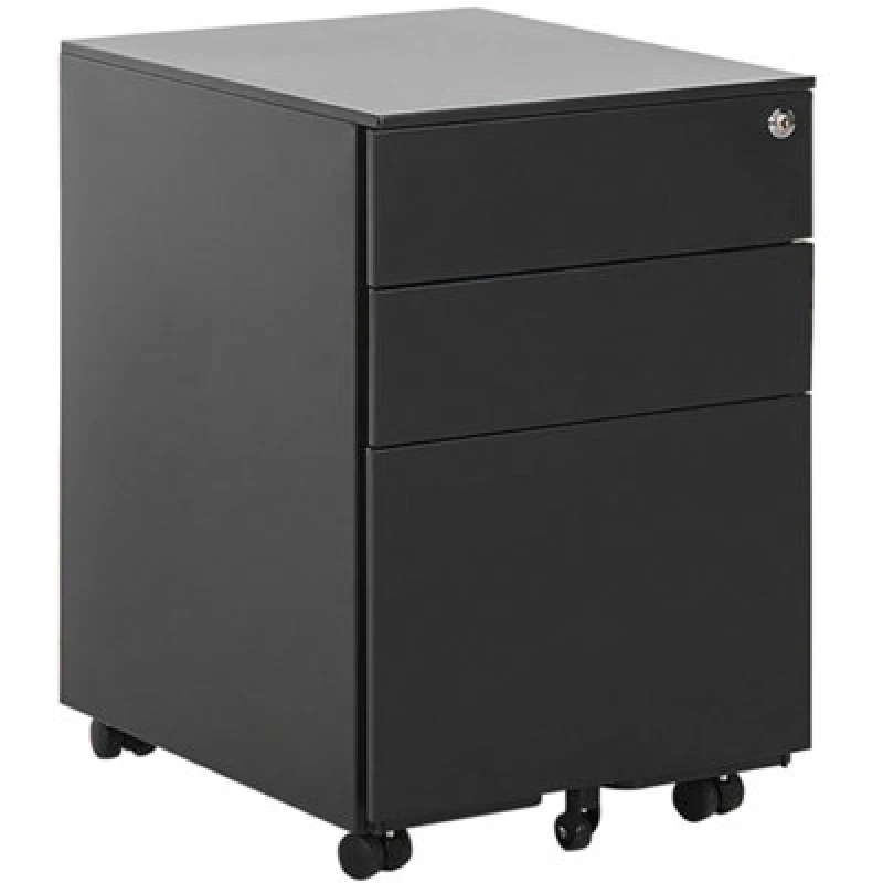 Image of Beliani Storage Unit Cami Metal Black