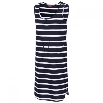 Image of Regatta Felixia Striped Dress - Navy