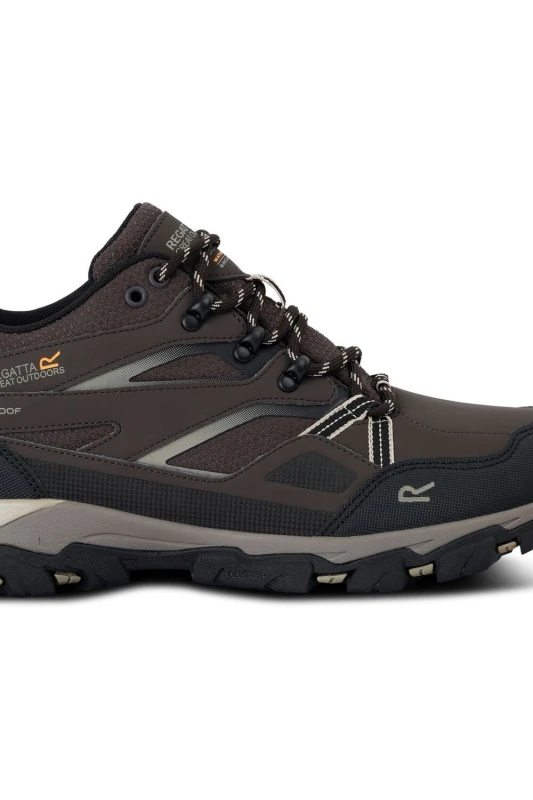 Image of Regatta Regatta Men Holcombe 3 Low Shoe in Dark Brown Size: 9.5 Dark Brown 9.5 Male 5063516025177