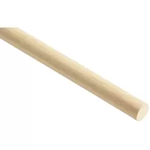 Image of Wickes Light Hardwood Dowel Moulding - 9 x 9 x 2400mm