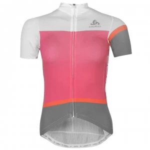 Image of Odlo Kamikaze Ladies Tshirt - White/Purple