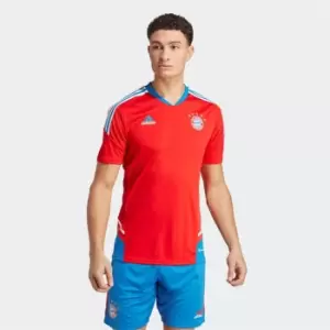 Image of adidas FC Bayern Condivo 22 Training Jersey Mens - Red / Bright Royal