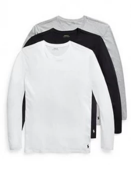 Image of Polo Ralph Lauren Polo Ralph Lauren 3 Pack Long Sleeve Lounge Top
