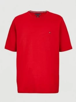 Image of Tommy Hilfiger Big & Tall Stretch Slim Fit T-Shirt - Red