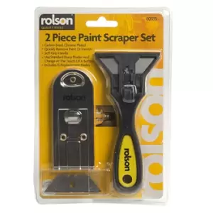 Image of Rolson 60935 2pc Scraper Set