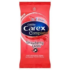 Image of Carex Strawberry Laces Hand Wipes 15s
