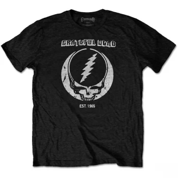 Image of Grateful Dead - Est. 1965 Unisex Medium Eco-T-Shirt - Black