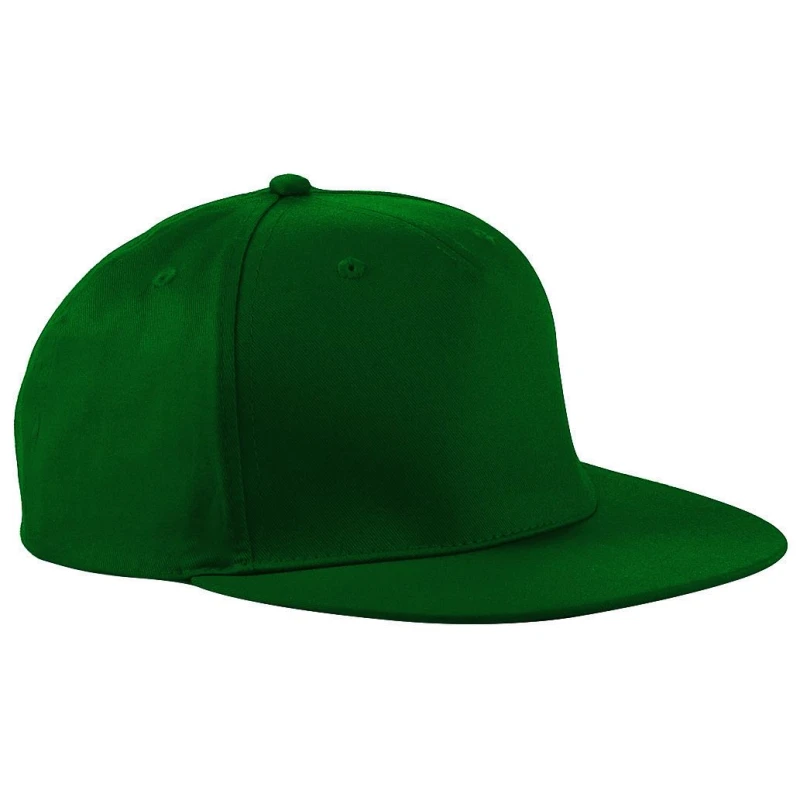 Image of Beechfield Beechfield Men 5 Panel Retro Rapper Cap in Bottle Green Bottle Green One Size Male 5054171086139