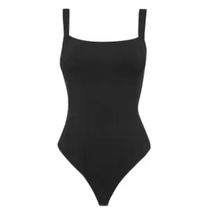 Image of GOOD AMERICAN Scuba Contour Bodysuit - Black