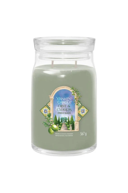 Image of Yankee Candle Olive and Cypress 45932043567259