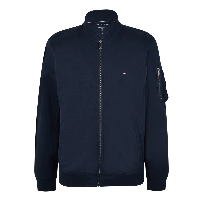 Image of Tommy Hilfiger ESSENTIAL INTECHNO BASEBALL JKT - Blue Blue L