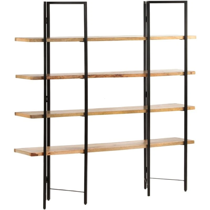 Image of VIDAXL Vidaxl - 4-Tier Bookcase 160x35x160cm Solid Mango Wood 8719883827025