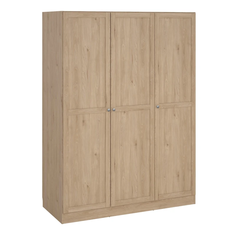 Image of Furniture To Go Brande Wardrobe with 3 Frame Doors Brown unisex